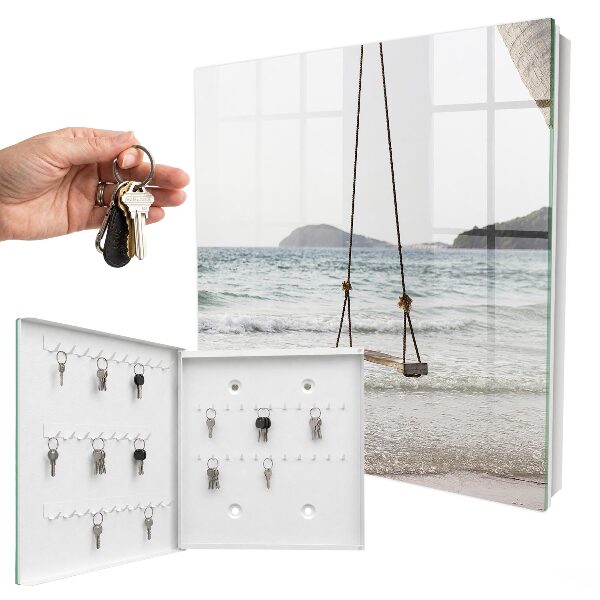 Key cabinet for wall Idyll on the beach