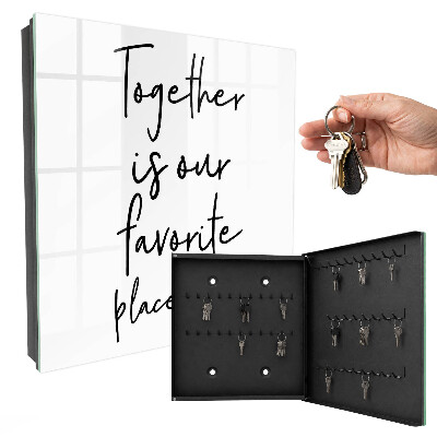 Key box Together is our favorite place