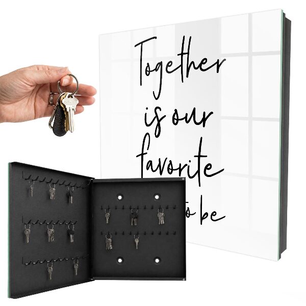 Key box Together is our favorite place