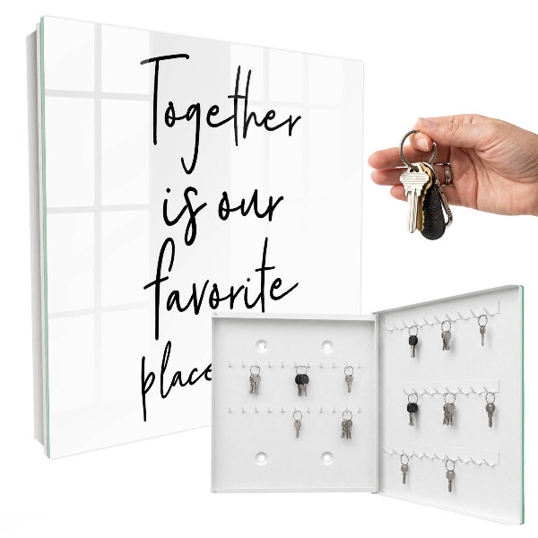 Key box Together is our favorite place