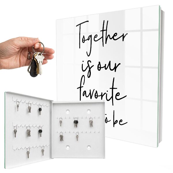 Key box Together is our favorite place