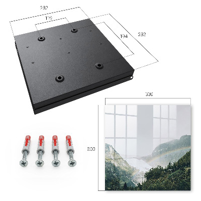 Key storage box Rainbow Mountains