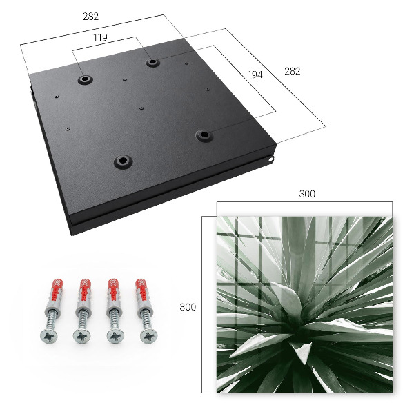 Key cabinet for wall Agave
