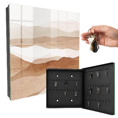 Key storage box Pastel waves