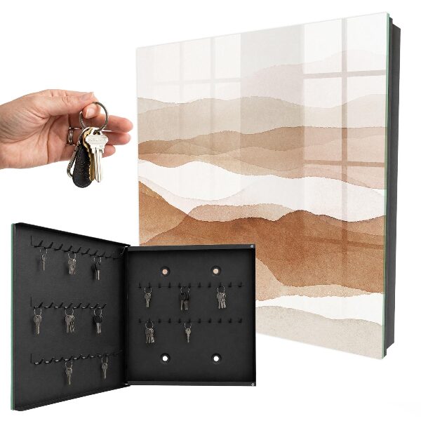 Key storage box Pastel waves