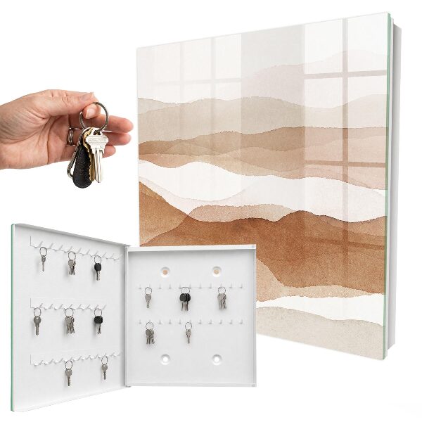 Key storage box Pastel waves