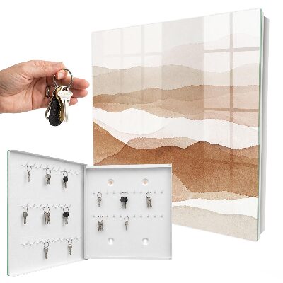 Key storage box Pastel waves