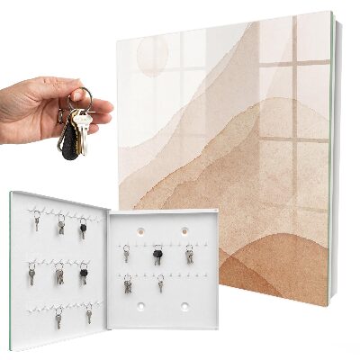 Key cabinet for wall Beige landscapes
