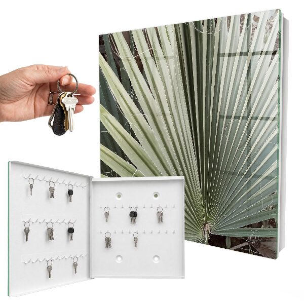 Key cabinet for wall Palm leaf