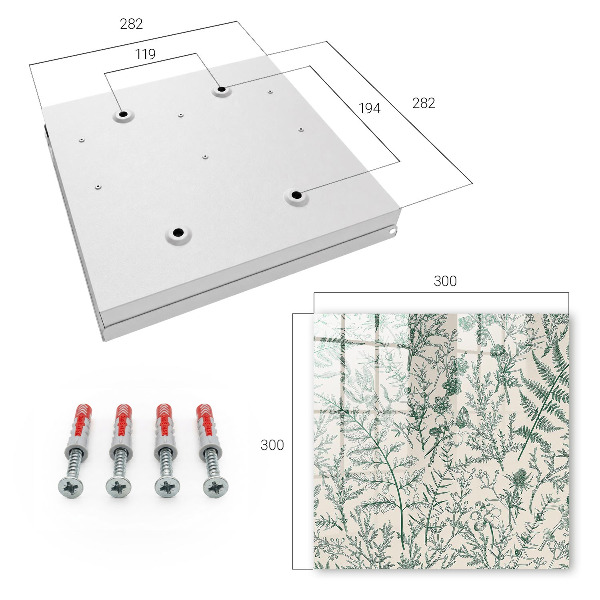 Key box Plant motifs
