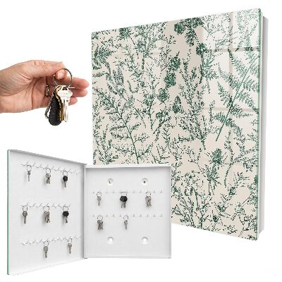 Key box Plant motifs