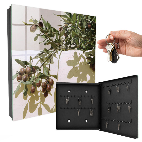 Key storage box Olive branch