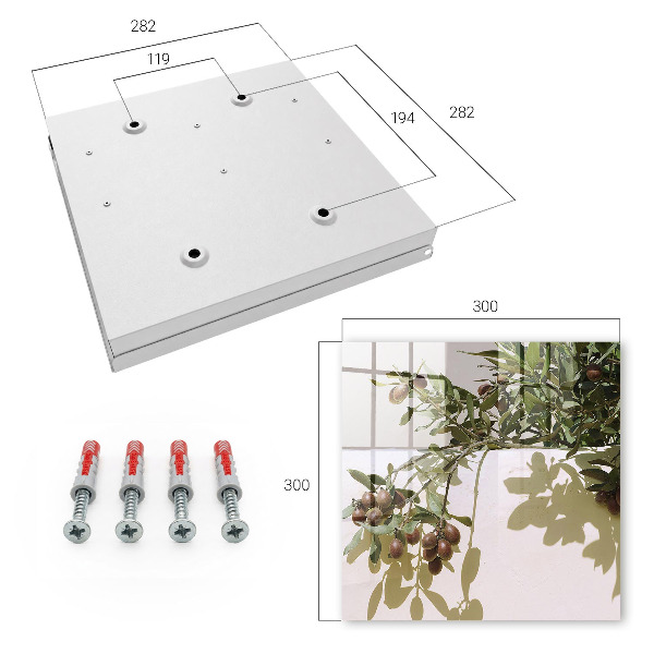 Key storage box Olive branch