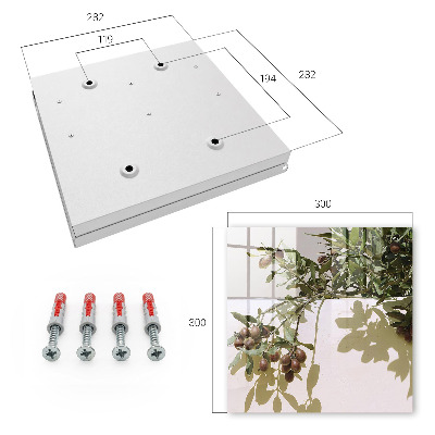 Key storage box Olive branch