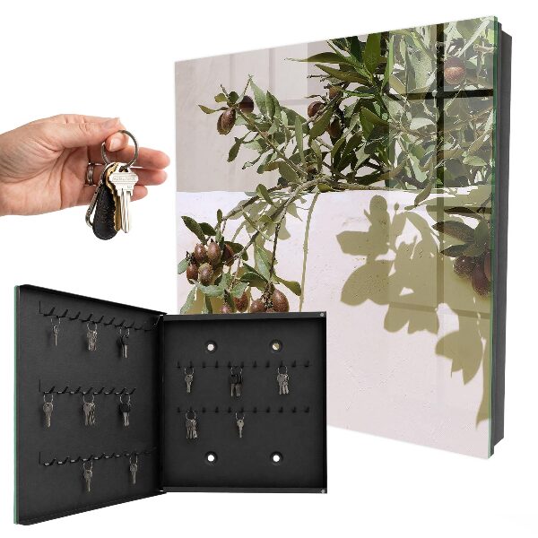 Key storage box Olive branch