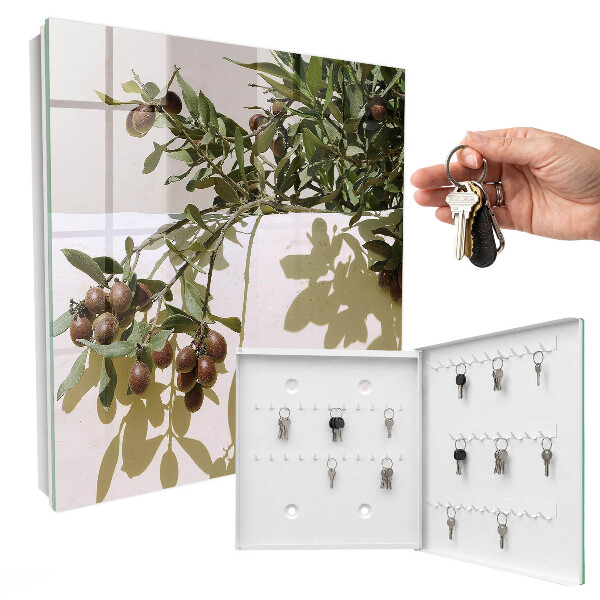 Key storage box Olive branch