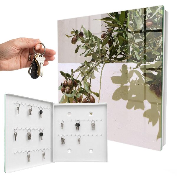 Key storage box Olive branch