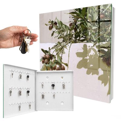 Key storage box Olive branch