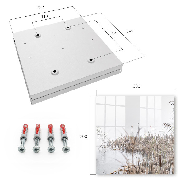 Key cabinet for wall Foggy Room