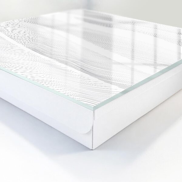 Key cabinet for wall Linear waves