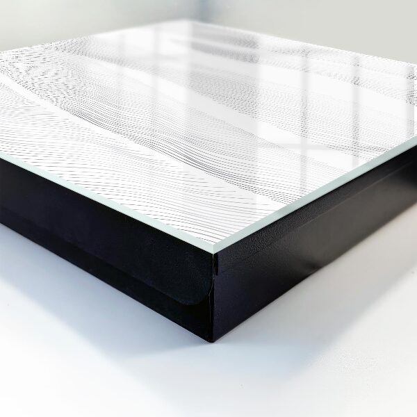 Key cabinet for wall Linear waves
