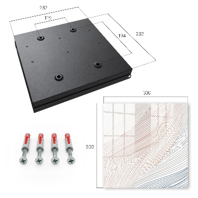 Key box Wavy lines