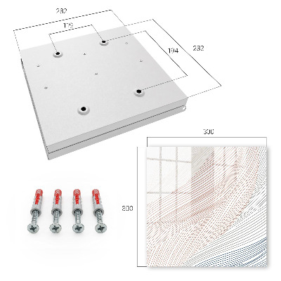 Key box Wavy lines