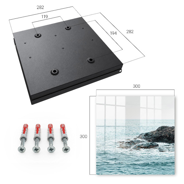 Key storage box Sea waves