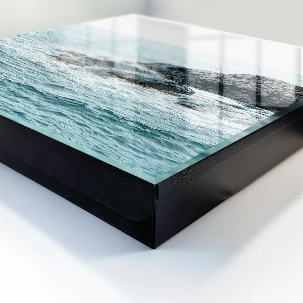Key storage box Sea waves