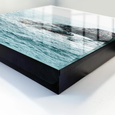 Key storage box Sea waves