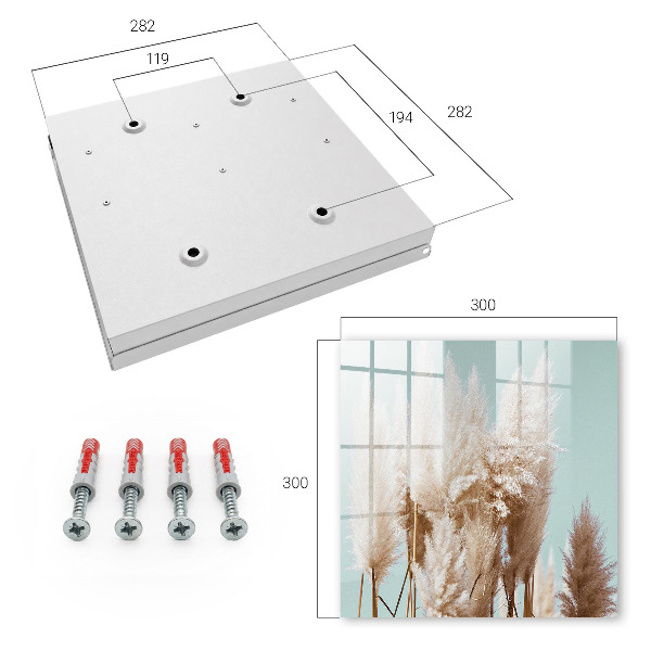 Key cabinet for wall Natural magic