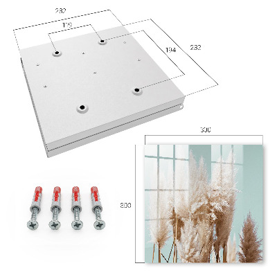 Key cabinet for wall Natural magic