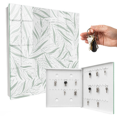 Key box Leaf pattern