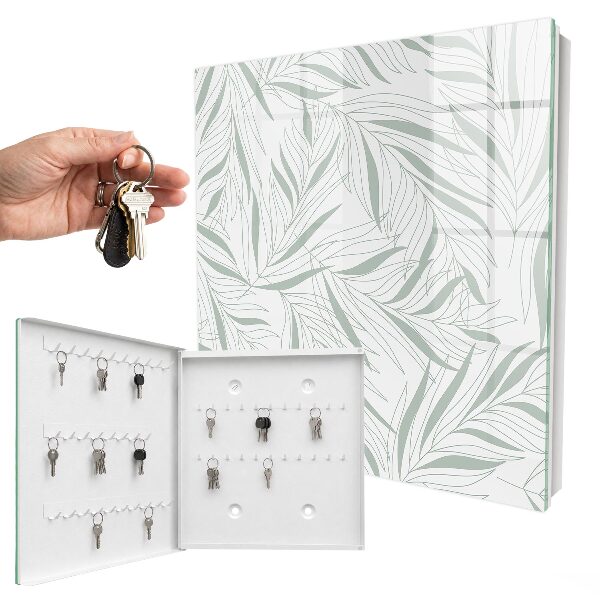 Key box Leaf pattern