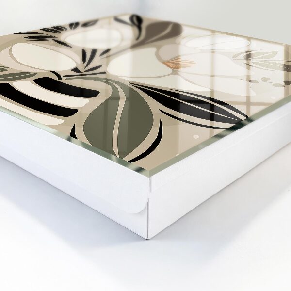Key storage box Floral minimalism