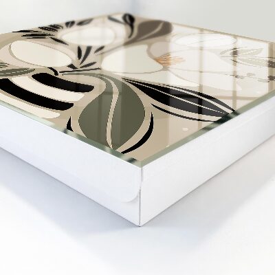 Key storage box Floral minimalism