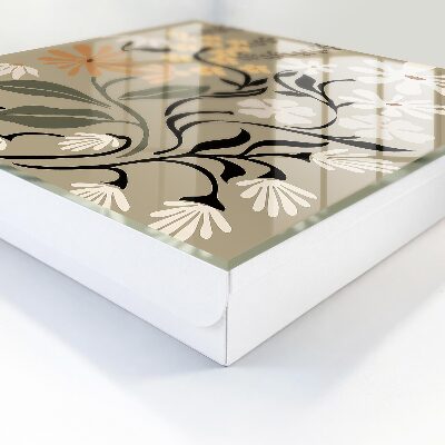 Key cabinet for wall Floral motif