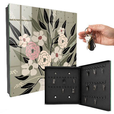 Key storage box Flower arrangement