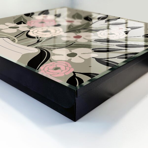 Key storage box Flower arrangement