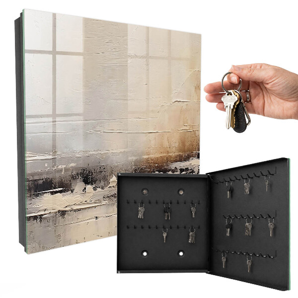 Key box Abstract landscape painting