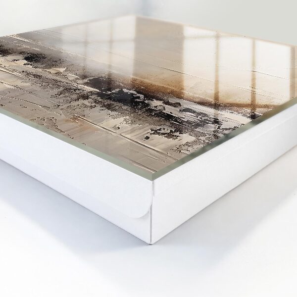 Key box Abstract landscape painting