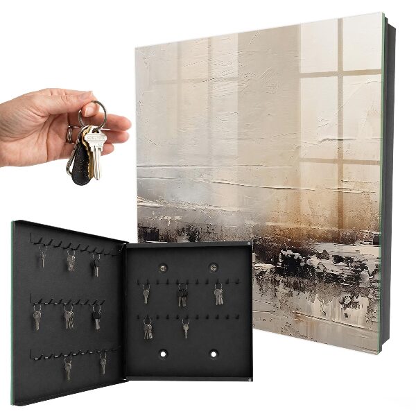 Key box Abstract landscape painting