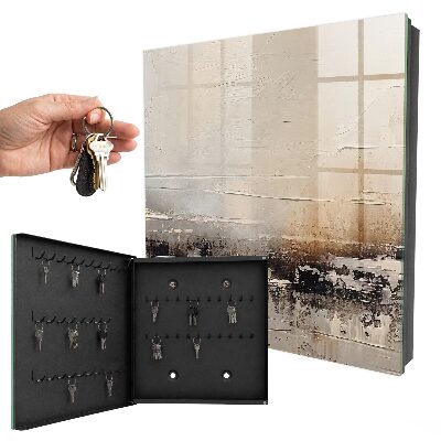 Key box Abstract landscape painting