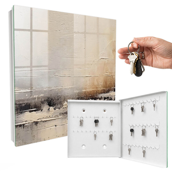 Key box Abstract landscape painting