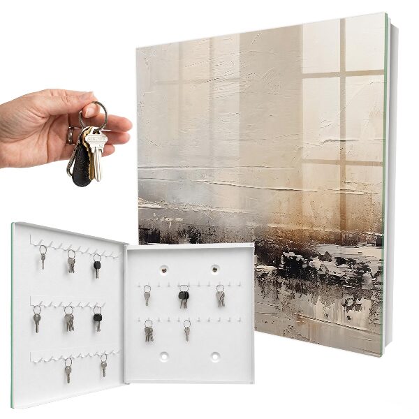 Key box Abstract landscape painting