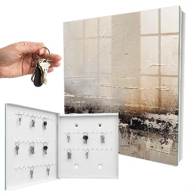 Key box Abstract landscape painting