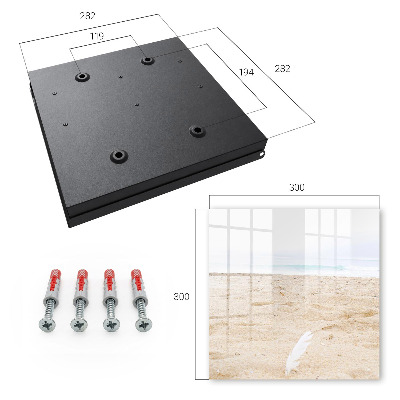 Key cabinet for wall Relaxing on the beach