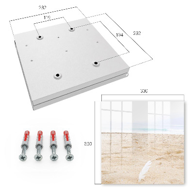Key cabinet for wall Relaxing on the beach