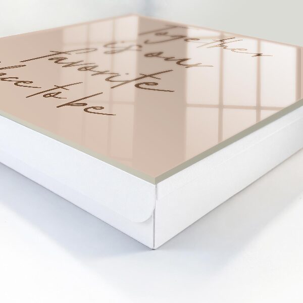 Key storage box The inscription Together is our favorite place