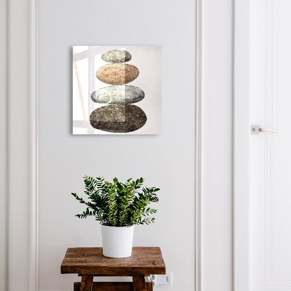 Key cabinet for wall Set of stones
